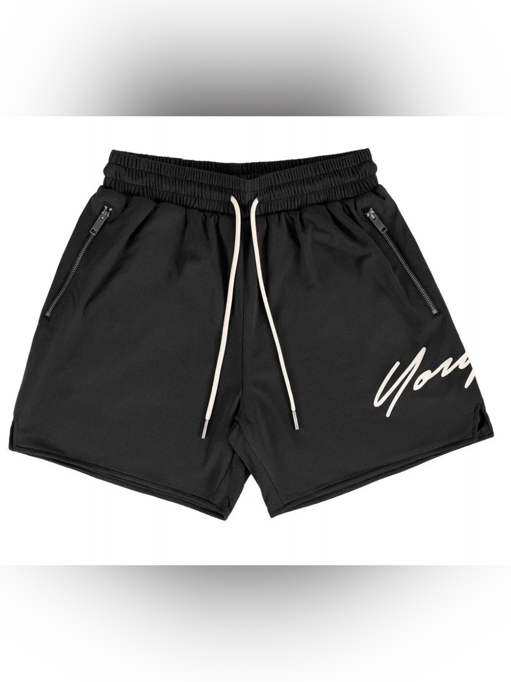 Young LA Men’s Signature Black Short EUC!